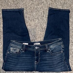 Vigoss Women's Deep Indigo Boot Cut Jeans